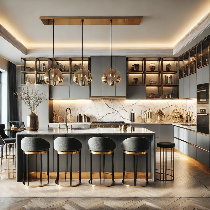 Contemporary kitchen interior