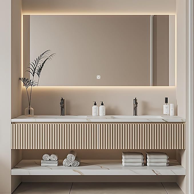 Corner kitchen with modern furniture