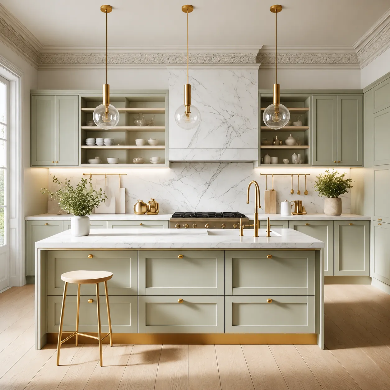 Laminate and veneer Kitchen