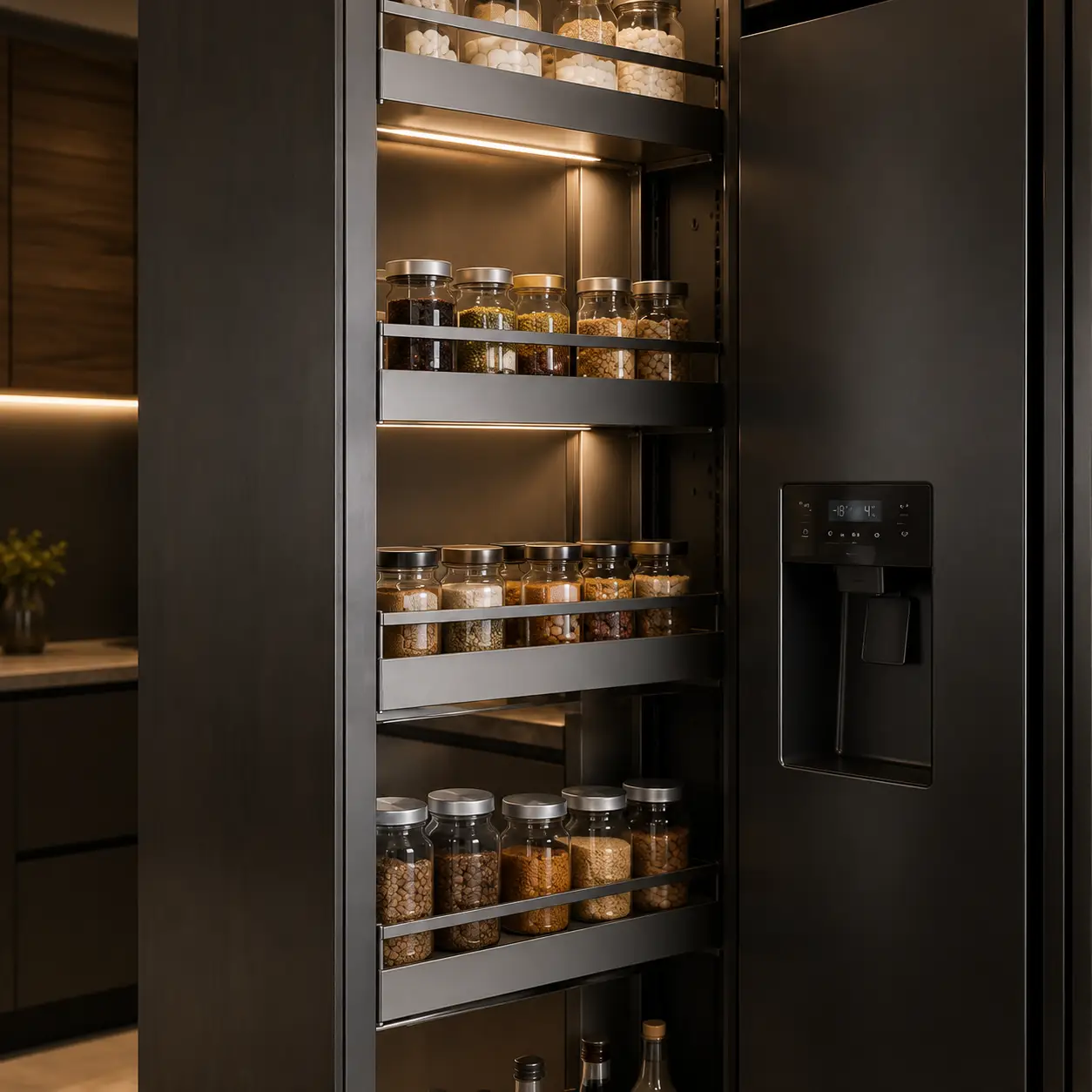 Trending Kitchen Pantry Unit (Open)