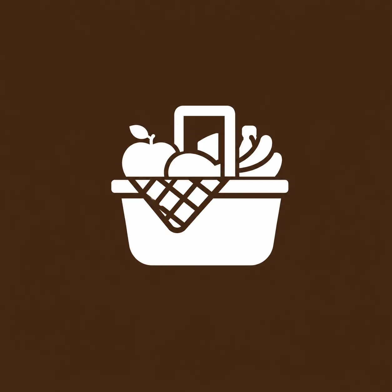 Modular kitchen wicker basket ideal for storing bread, potatoes, onions, and fresh produce