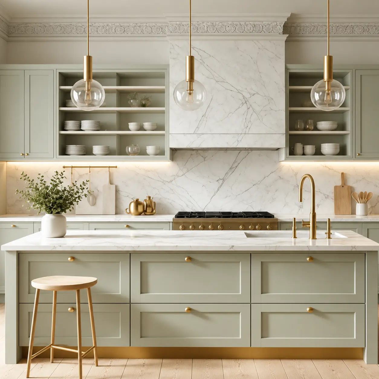 Premium modular kitchen by Akiva featuring customized design, elegant finishes, and functional storage solutions